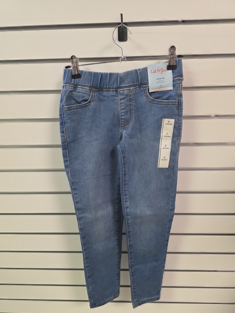 Cat & Jack Light Blue Stretch Girls  Jeggings